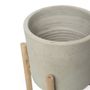 Vases - The Chalk Low - Concrete Natural - S - BAZAR BIZAR LIVING