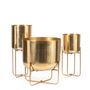 Vases - The Brass Planter on Stand - Brass - L - BAZAR BIZAR LIVING