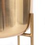 Vases - The Brass Planter on Stand - Brass - L - BAZAR BIZAR LIVING