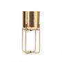 Vases - The Brass Planter on Stand - Brass - M - BAZAR BIZAR LIVING