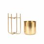 Vases - The Brass Planter on Stand - Brass - M - BAZAR BIZAR LIVING