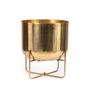 Vases - The Brass Planter on Stand - Brass - XL - BAZAR BIZAR LIVING