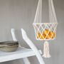 Vases - The Macrame Plant Holder - White - L - BAZAR BIZAR LIVING