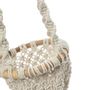 Vases - The Twisted MacramÃ© Plant Holder - Natural White -S - BAZAR BIZAR LIVING