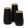 Vases - The Sneaky Vase - Black Natural - M - BAZAR BIZAR LIVING