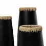 Vases - The Sneaky Vase - Black Natural - M - BAZAR BIZAR LIVING
