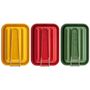 Barbecues - 850 ml aluminum and rectangular color camping bowl - Mess Tin/SKATER collection - ABINGPLUS