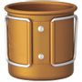 Barbecues - Camping mug, folding handle, aluminium 300 ml/SKATER - ABINGPLUS