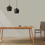Hanging lights - Wooden pendant light with plug in - WOODENDREAMS