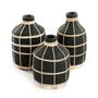 Vases - The Whoopy Vase - Black Natural - M - BAZAR BIZAR - COASTAL LIVING