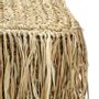 Tabourets - Le Tabouret Raffia Shaggy - Carré - BAZAR BIZAR LIVING