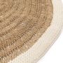 Rugs - The Seagrass & Cotton Round Carpet - Natural White - 100 - BAZAR BIZAR - COASTAL LIVING