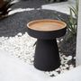Tables basses - La Table d'Appoint Rayu - Noir Naturel - BAZAR BIZAR LIVING