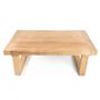 Coffee tables - The Reclaimed Teak Coffee Table - Natural - BAZAR BIZAR - COASTAL LIVING