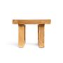 Tables basses - La Table d'Appoint en Teck Recyclé - Naturel - BAZAR BIZAR - COASTAL LIVING