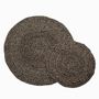 Design carpets - The Seagrass Carpet - Natural Black - 100 - BAZAR BIZAR LIVING