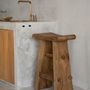 Stools - The Suar Bar Stool - Natural - BAZAR BIZAR - COASTAL LIVING