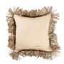 Cushions - The Jute Bonita Cushion Cover - Natural - 40x40 - BAZAR BIZAR LIVING