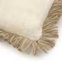 Cushions - The Saint Tropez Cushion Cover - Natural White - 30x50 - BAZAR BIZAR LIVING