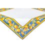 Linge de table textile - Tapis de table - Jacquard Delft Citron - TISSUS TOSELLI