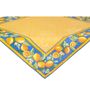 Linge de table textile - Tapis de table - Jacquard Delft Citron - TISSUS TOSELLI