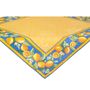 Table linen - Table cover - Jacquard Delft Citron - TISSUS TOSELLI