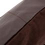 Cushions - The Four Panel Leather Cushion Cover - Choco - 60x60 - BAZAR BIZAR - COASTAL LIVING