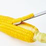 Ustensiles de cuisine - Éplucheur Poro pour maïs en acier inoxydable - collection EAtoCO / YOSHIKAWA - ABINGPLUS