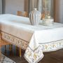 Table linen - Jacquard tablecloth - Delft Moustiers - TISSUS TOSELLI