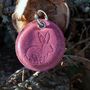 Leather goods - Glittery leather rabbit keychain - LA CARTABLIÈRE