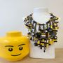 Bijoux - Collier "Lego© and I" - couleurs chaudes - ANNA KRONIQ