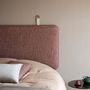 Beds - Canvas headboard - Acajou - 180 cm - MAISON BERTALY