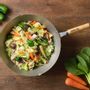 Frying pans - Titanium pan and wok/YOSHIKAWA - ABINGPLUS