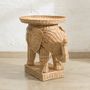 Other tables - RATTAN ELEPHANT SIDE TABLE - MAHE HOMEWARE