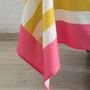 Table linen - Yellow Stripe Tablecloth - MAHE HOMEWARE
