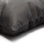 Cushions - The Four Panel Leather Cushion Cover - Black - 40x40 - BAZAR BIZAR LIVING