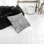 Cushions - The Glitter Cushion Cover - Silver - 40x40 - BAZAR BIZAR LIVING