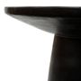 Other tables - The Timber Conic Side Table - Black - 50 - BAZAR BIZAR - COASTAL LIVING