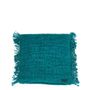 Cushions - The Oh My Gee Cushion Cover - Aqua - 40x40 - BAZAR BIZAR - COASTAL LIVING