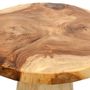 Other tables - The Timber Conic Side Table - Natural - 50 - BAZAR BIZAR - COASTAL LIVING