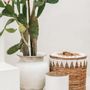 Tabourets - Le Tabouret Tribe - Blanc naturel - BAZAR BIZAR - COASTAL LIVING