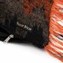 Cushions - The Oh My Gee Cushion Cover - Black Orange - 30x50 - BAZAR BIZAR LIVING