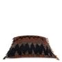 Cushions - The Oh My Gee Cushion Cover - Black Orange - 60x60 - BAZAR BIZAR LIVING