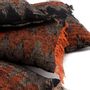 Cushions - The Oh My Gee Cushion Cover - Black Orange - 60x60 - BAZAR BIZAR LIVING