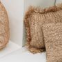 Cushions - The Raffia Flores Cushion Cover Square - Natural - 40x40 - BAZAR BIZAR LIVING