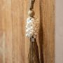 Decorative objects - The Cowrie and Raffia Tassel - Natural - BAZAR BIZAR LIVING