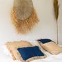Cushions - The Saint Tropez Cushion Cover - Blue Natural - 50x50 - BAZAR BIZAR - COASTAL LIVING