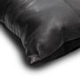 Coussins - La Housse De Coussin Six Leather Panel - Noir - 30x50 - BAZAR BIZAR LIVING