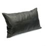 Coussins - La Housse De Coussin Six Leather Panel - Noir - 30x50 - BAZAR BIZAR LIVING