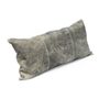 Cushions - The Three Panel Suede Cushion Cover - Grey - 30x60 - BAZAR BIZAR LIVING